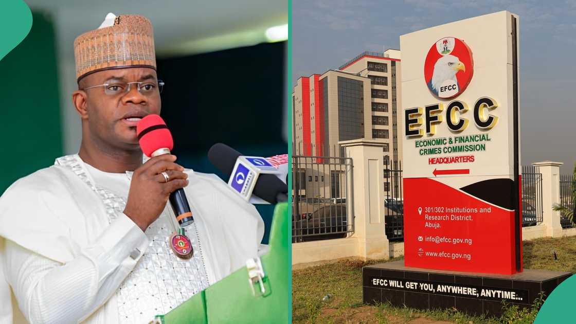  Ex-Kogi governor’s media office shared further details on his visit to EFCC office