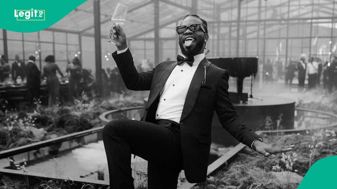 Broda Shaggi shares sweet moments from Temi and Mr Eazi's wedding.