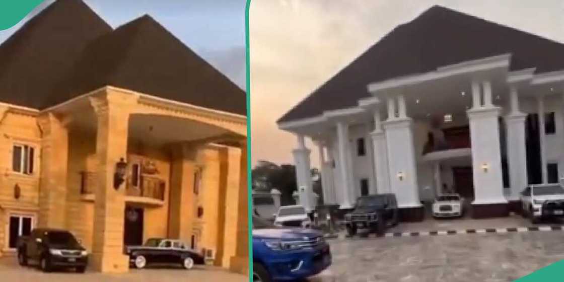 Mansions shared on social media. Mansions shared on social media.