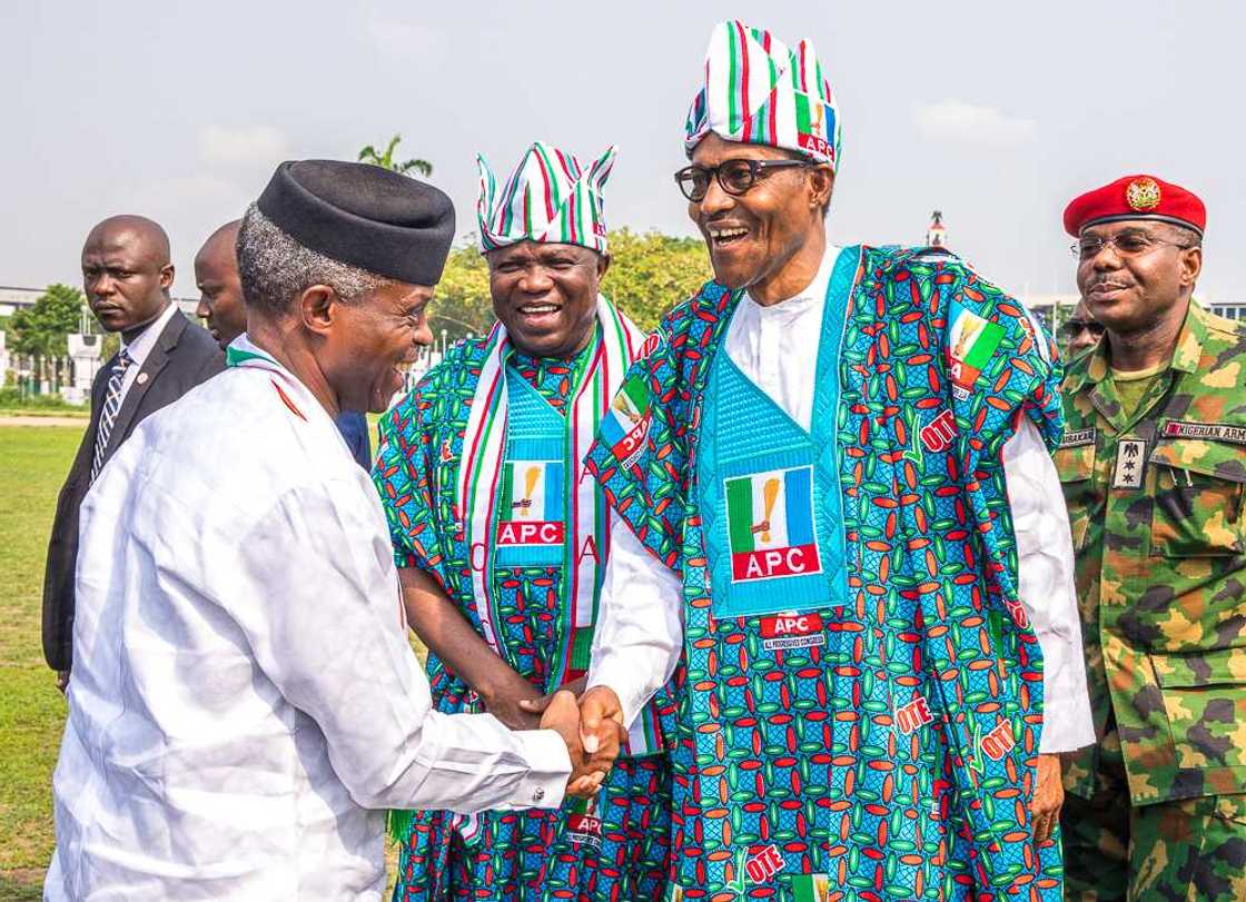 Buhari da Osinbajo a zaben 2019 Buhari da Osinbajo a zaben 2019
