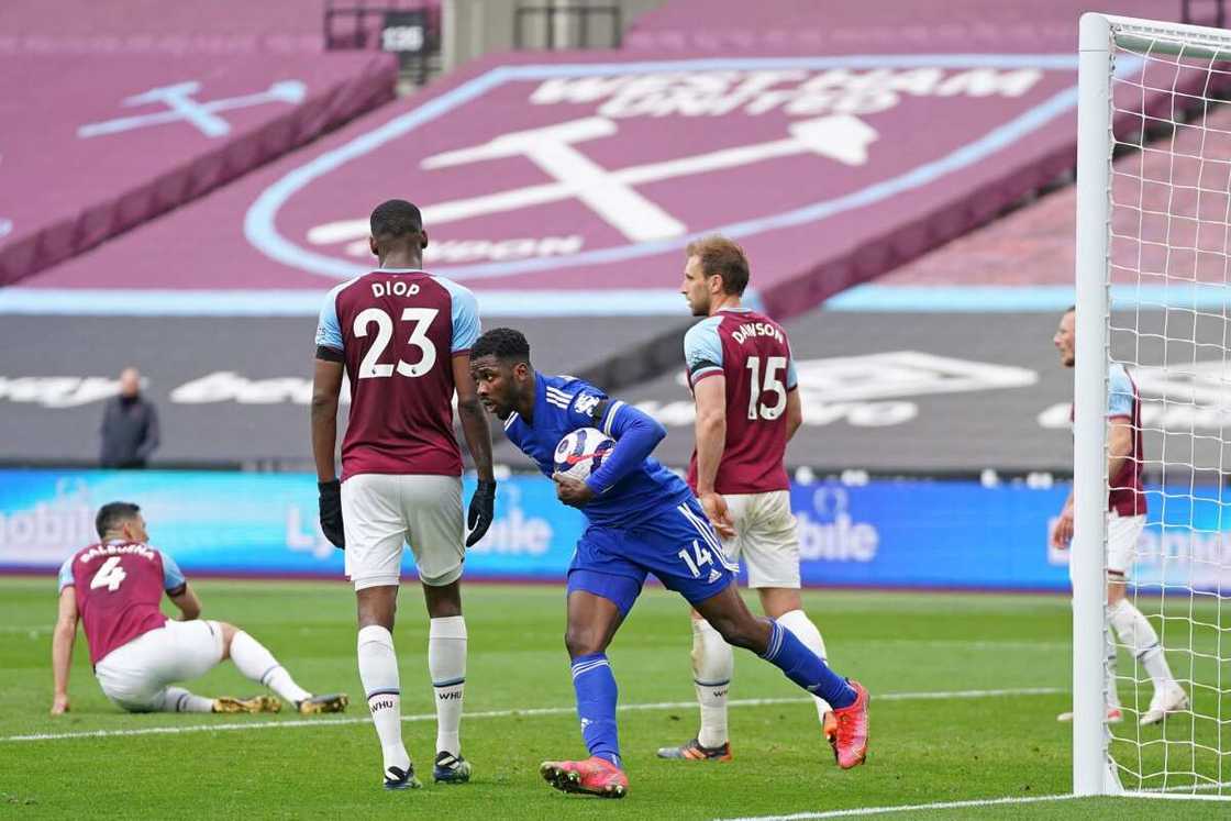 Nigerian star Iheanacho scores brace for Leicester City in their Premier League defeat to West Ham Nigerian star Iheanacho scores brace for Leicester City in their Premier League defeat to West Ham