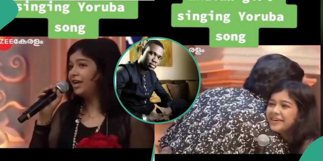 Indian girl and Nigerian singer Tosin Martins Indian girl and Nigerian singer Tosin Martins