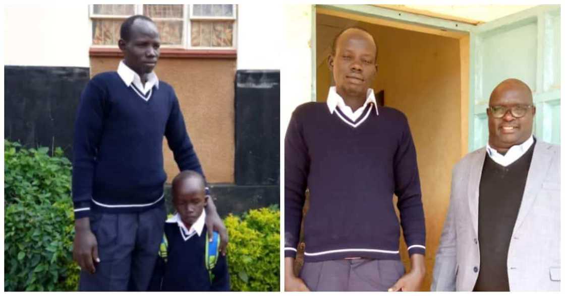 South Sudanese man joins Grade Three in Eldoret, Uasin Gishu county. South Sudanese man joins Grade Three in Eldoret, Uasin Gishu county.