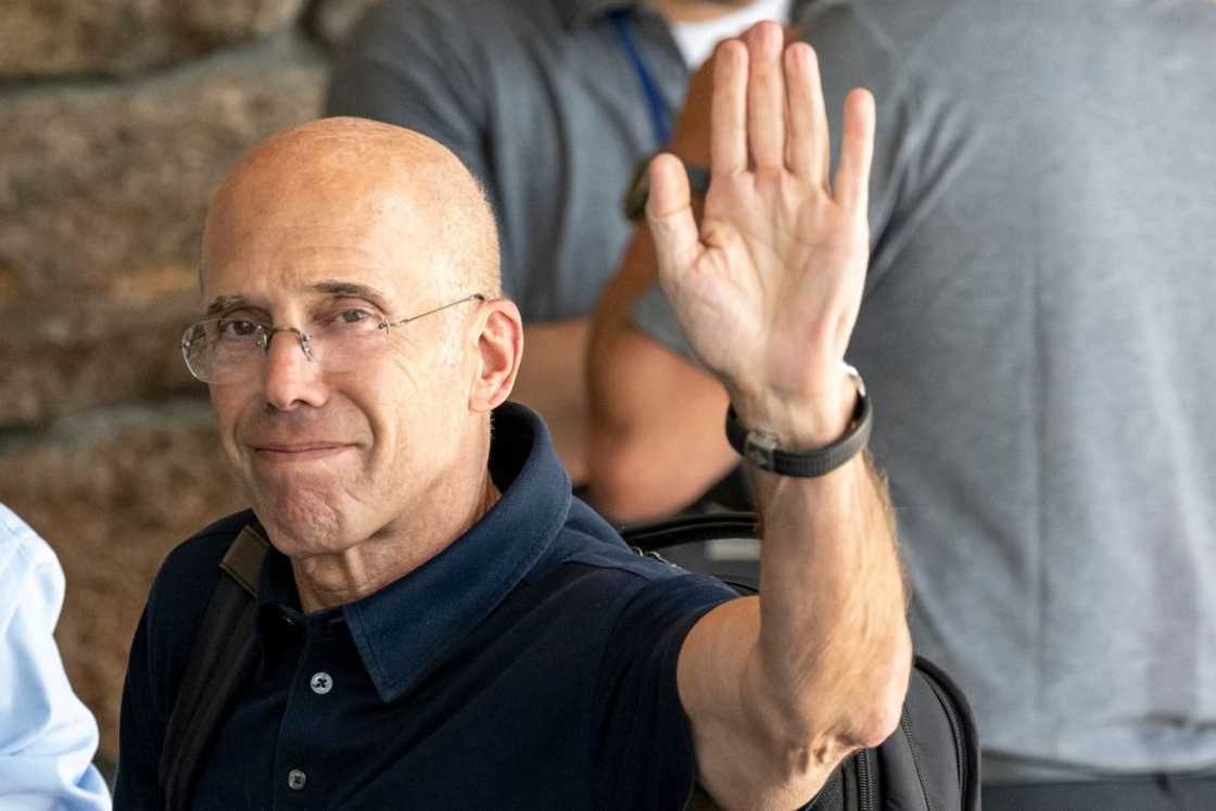 Jeffrey Katzenberg attends at technology conference in Sun Valley, Idaho Jeffrey Katzenberg attends at technology conference in Sun Valley, Idaho