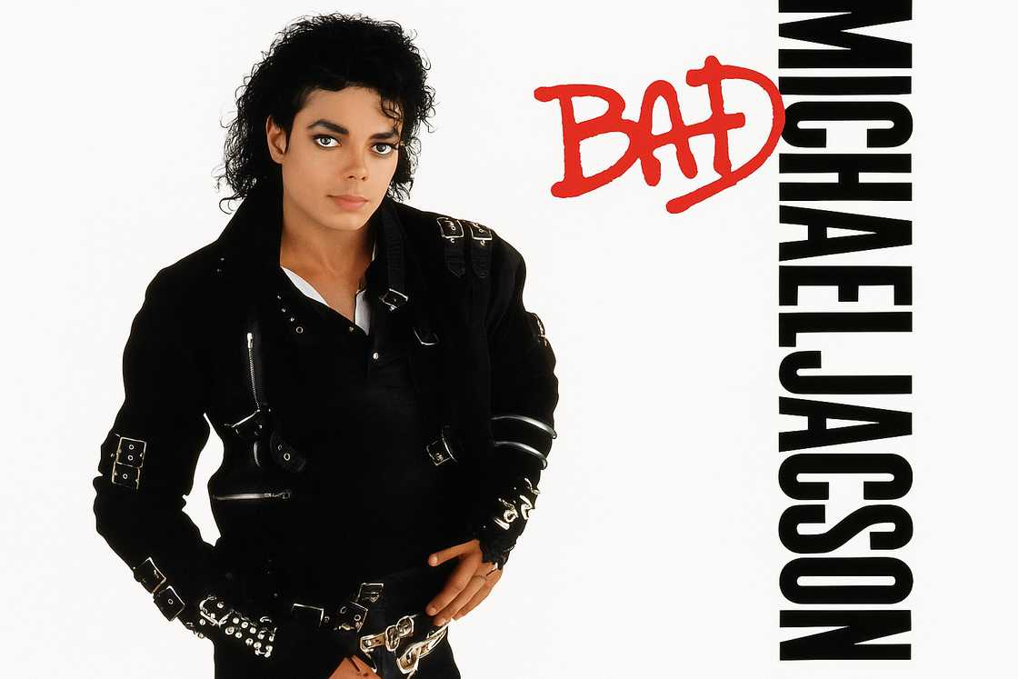 A cover photo of Bad album. A cover photo of Bad album.