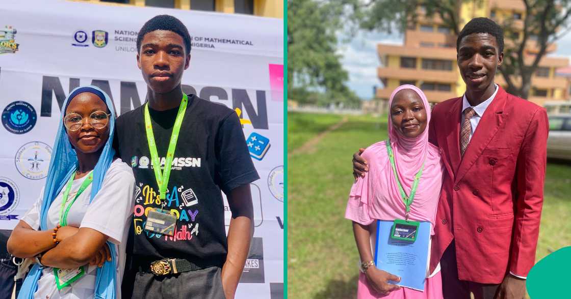 Lady celebrates friend as he emerges UNILORIN overall best.