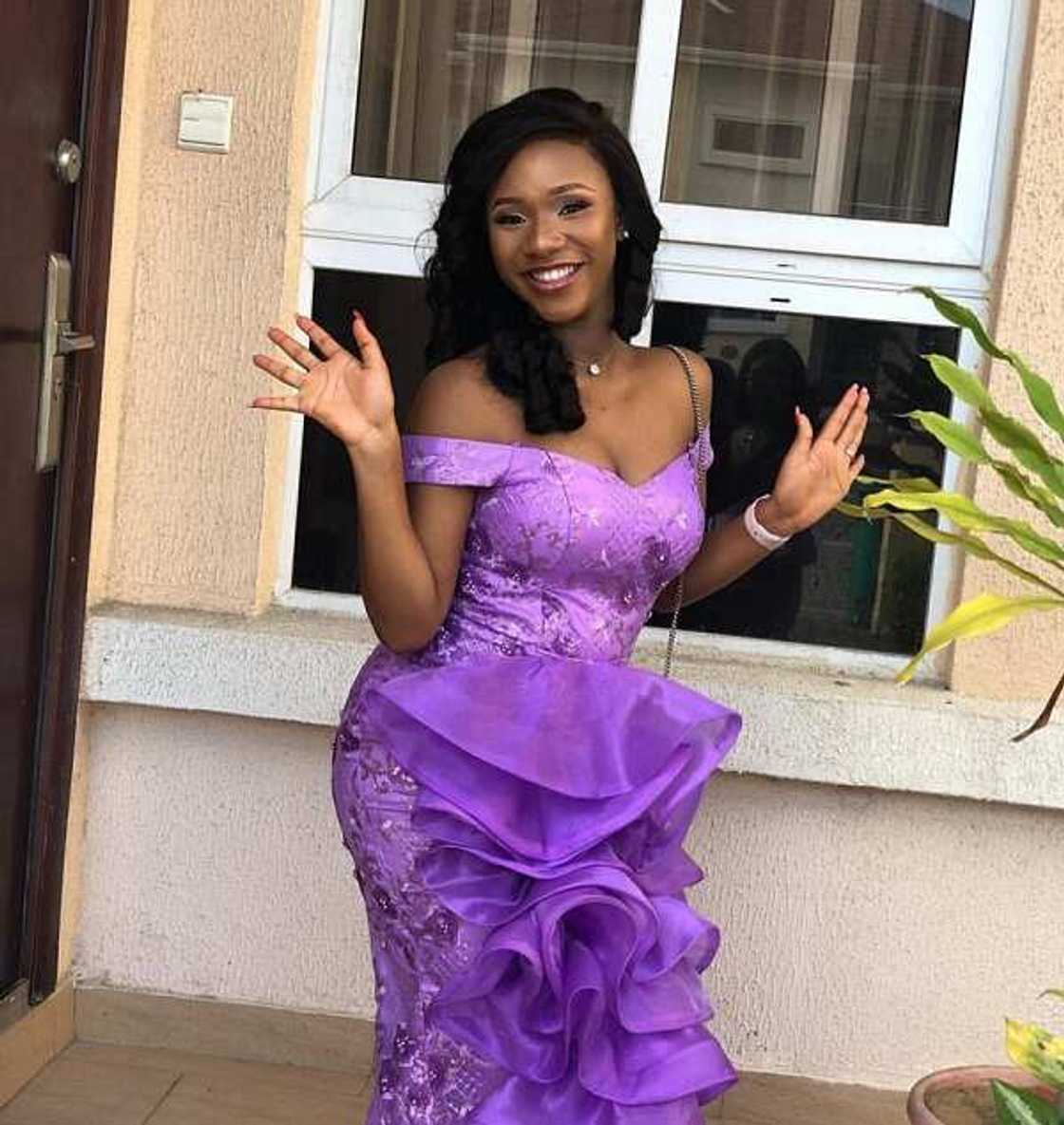 Bella Naija dress with frills Bella Naija dress with frills