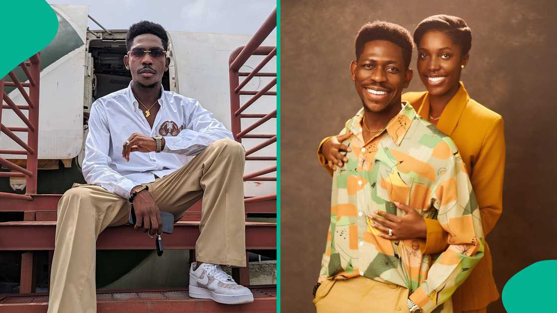 Moses Bliss and wife rock lovely outfits Moses Bliss and wife rock lovely outfits