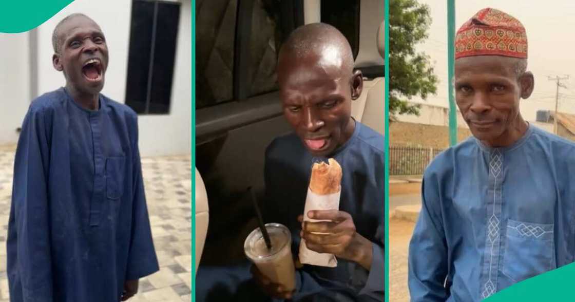 Nigerian man tastes good food, shouts Nigerian man tastes good food, shouts