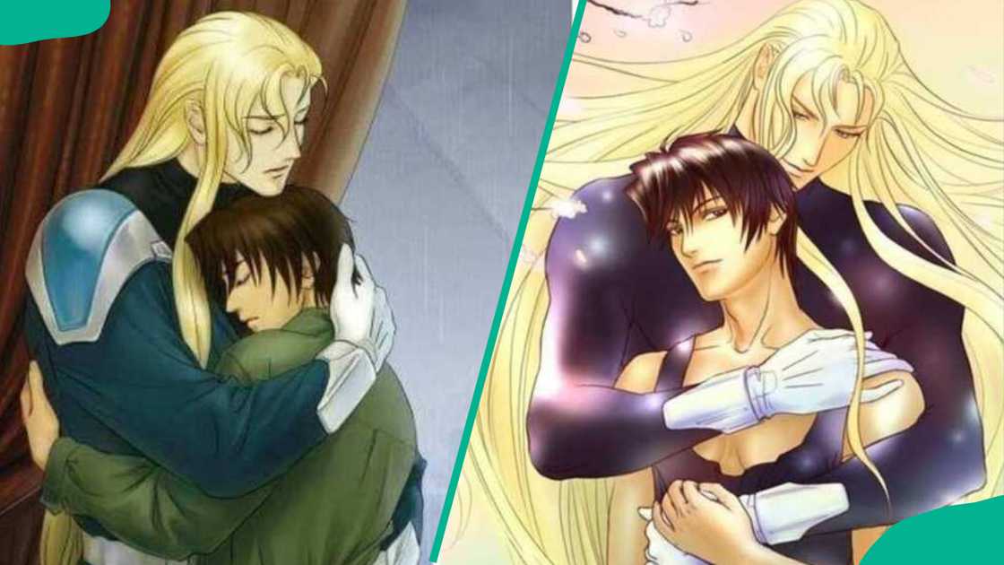 Ai No Kusabi characters Lason and Riki Ai No Kusabi characters Lason and Riki