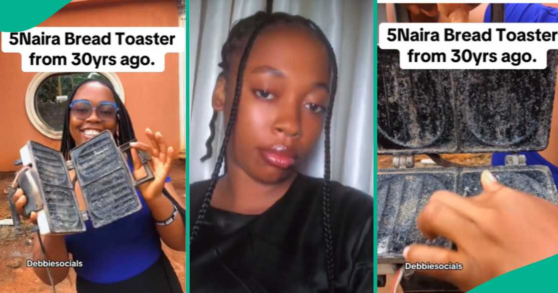 Nigerian Lady Shows Off Bread Toaster Her Mum Bought for N5 30 Years Ago