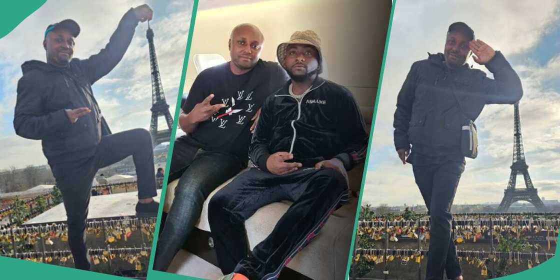 Davido's Isreal DMW visits Paris, France, for the first time.