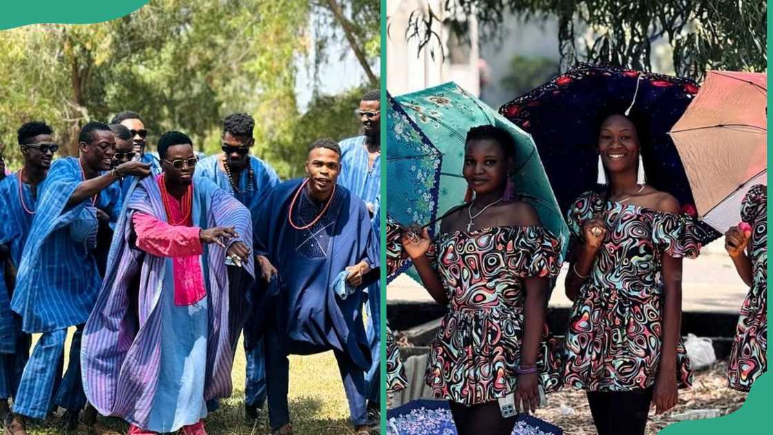 Adekunle Ajasin University students at the Cultural Festival for the 13th Convocation Ceremony of the University Adekunle Ajasin University students at the Cultural Festival for the 13th Convocation Ceremony of the University