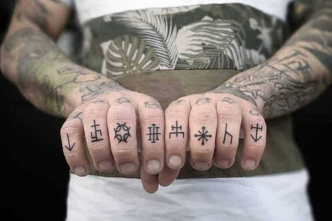 ring finger tattoos