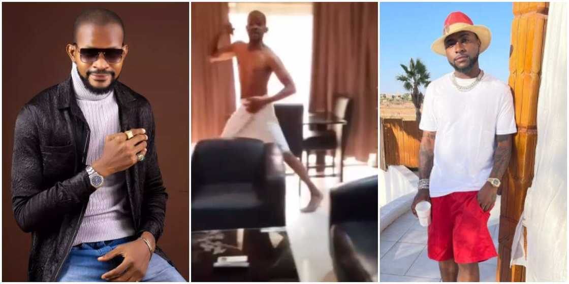 Uche Maduagwu begs Davido Uche Maduagwu begs Davido