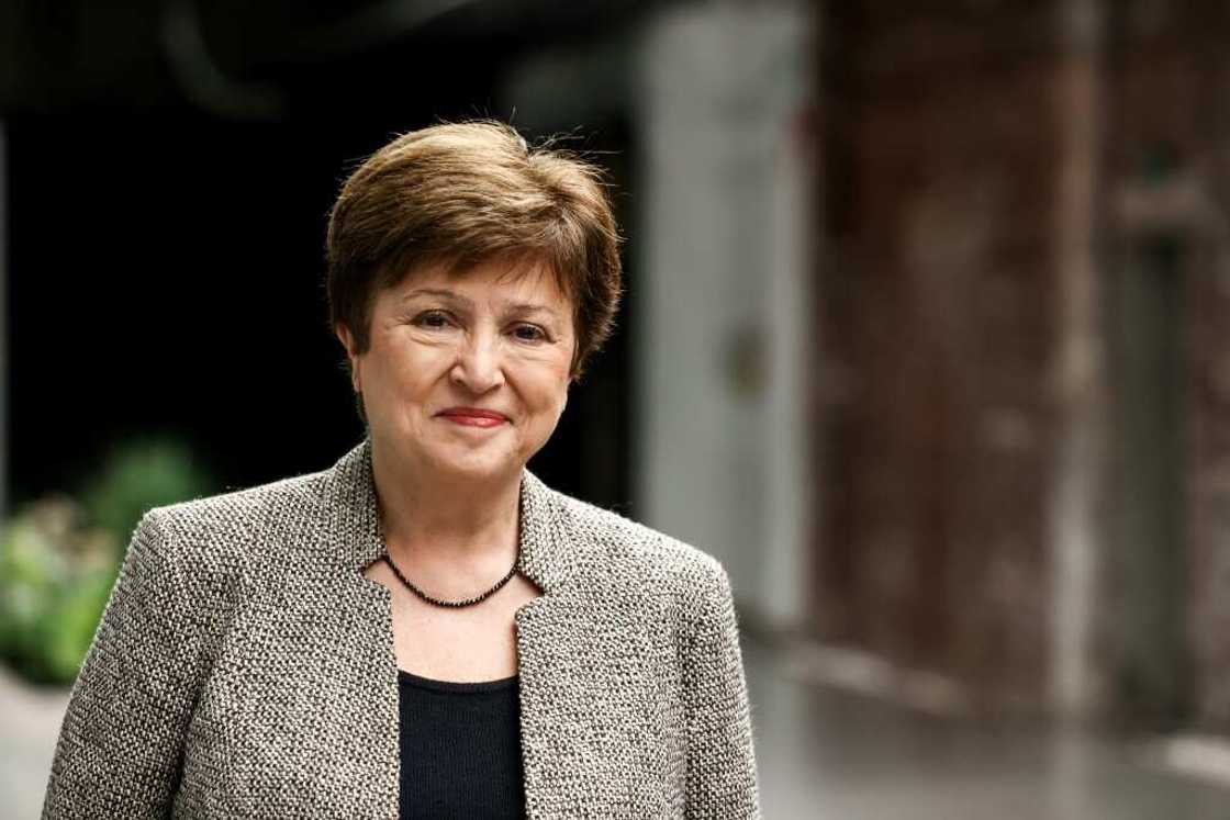 Georgieva during an interview with AFP in Brussels on Thursday Georgieva during an interview with AFP in Brussels on Thursday