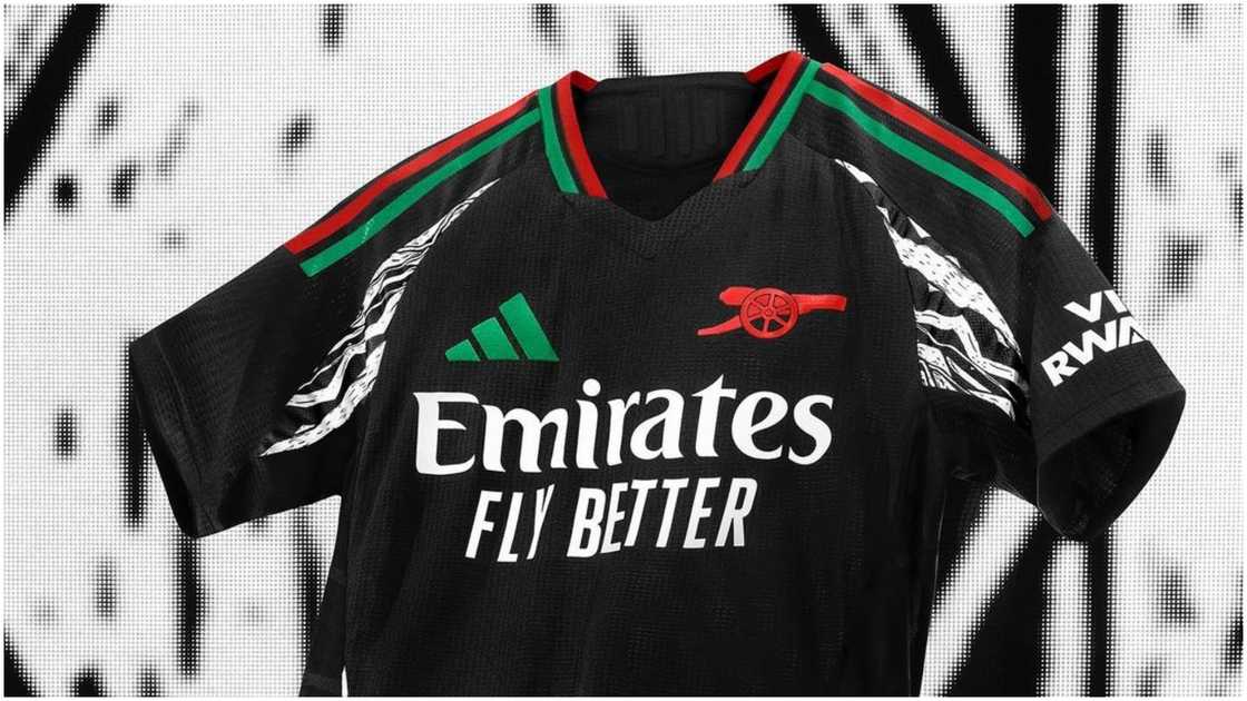 Arsenal away kit for 2024/25 season. Arsenal away kit for 2024/25 season.