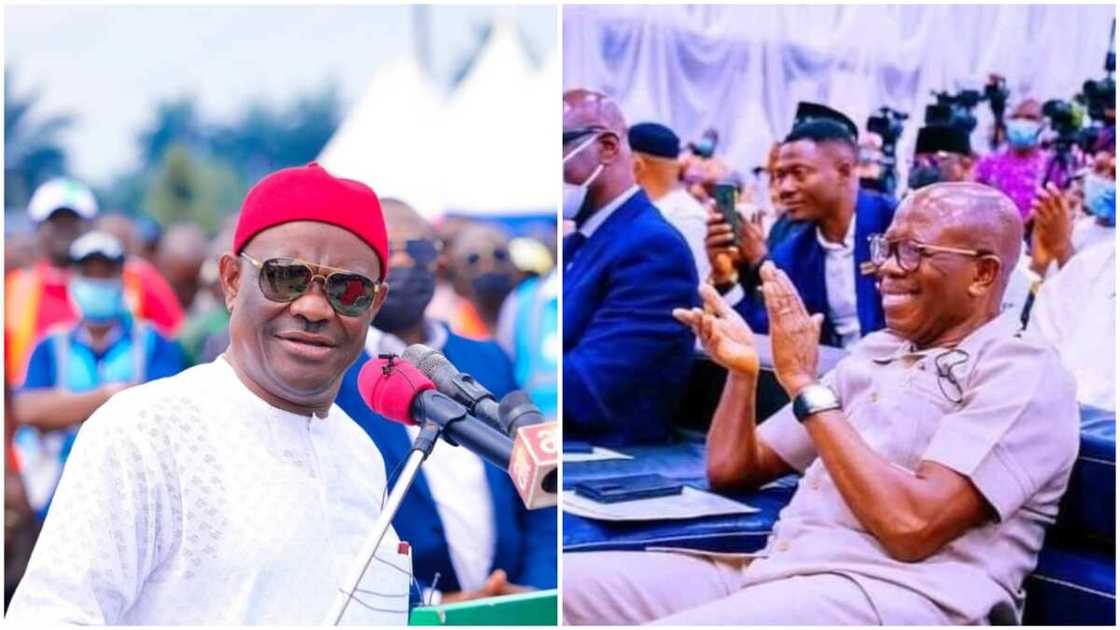 PDP Crisis: Wike Apologises to Oshiomhole, Tackles Obaseki PDP Crisis: Wike Apologises to Oshiomhole, Tackles Obaseki