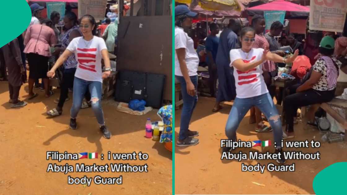 Filipina woman films her experience after going to Abuja market without bodyguard Filipina woman films her experience after going to Abuja market without bodyguard
