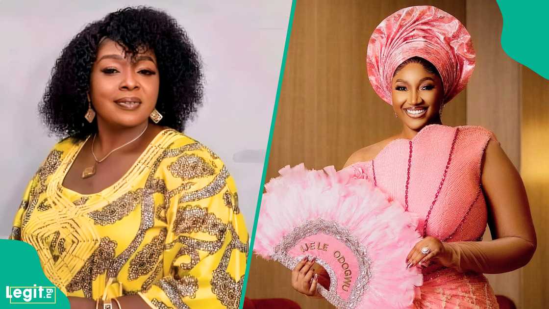 Rita Edochie criticises Judy Austin for hypocrisy after marriage advice, highlighting her past with Yul Edochie while praising May Yul Edochie. Rita Edochie criticises Judy Austin for hypocrisy after marriage advice, highlighting her past with Yul Edochie while praising May Yul Edochie.