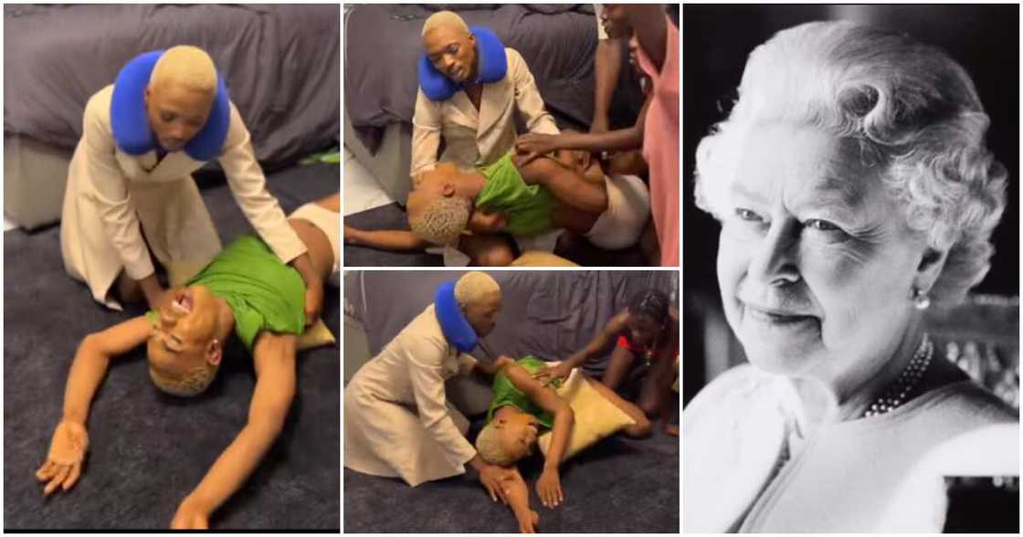 James Brown mourns Queen Elizabeth's death. James Brown mourns Queen Elizabeth's death.