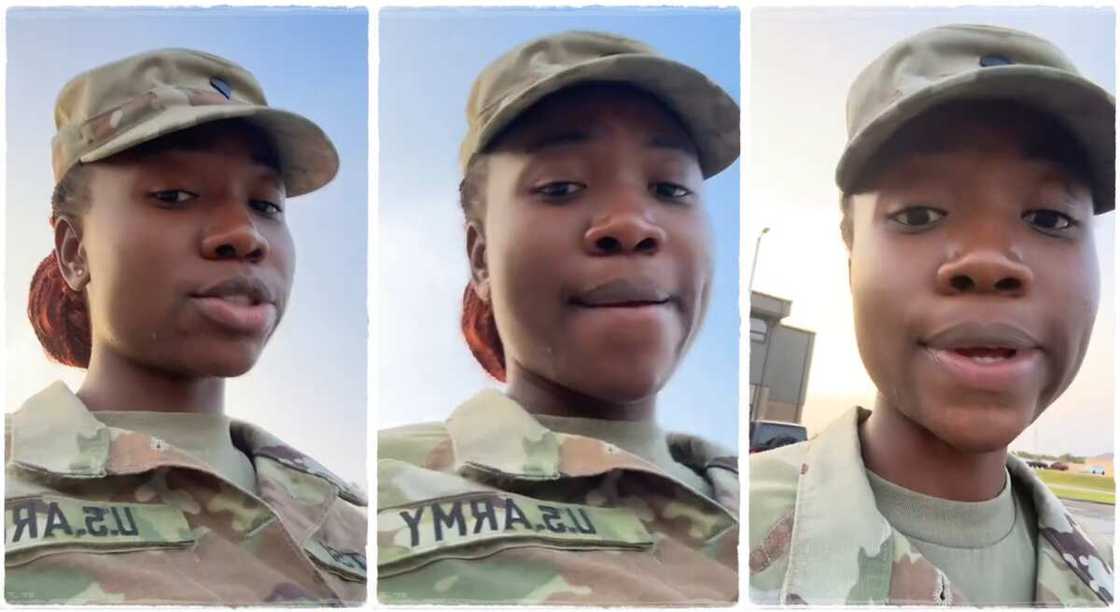Photos of a lady in US Army. Photos of a lady in US Army.