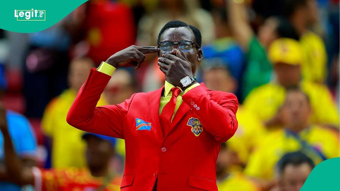 Michel Kuka Mboladinga, England, DR Congo, World Cup, FIFA, Football. Michel Kuka Mboladinga, England, DR Congo, World Cup, FIFA, Football.