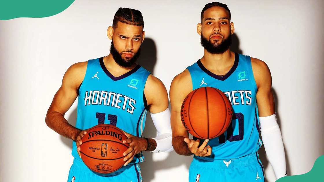 Caleb Martin and his twin brother, Cody Martin. Caleb Martin and his twin brother, Cody Martin.