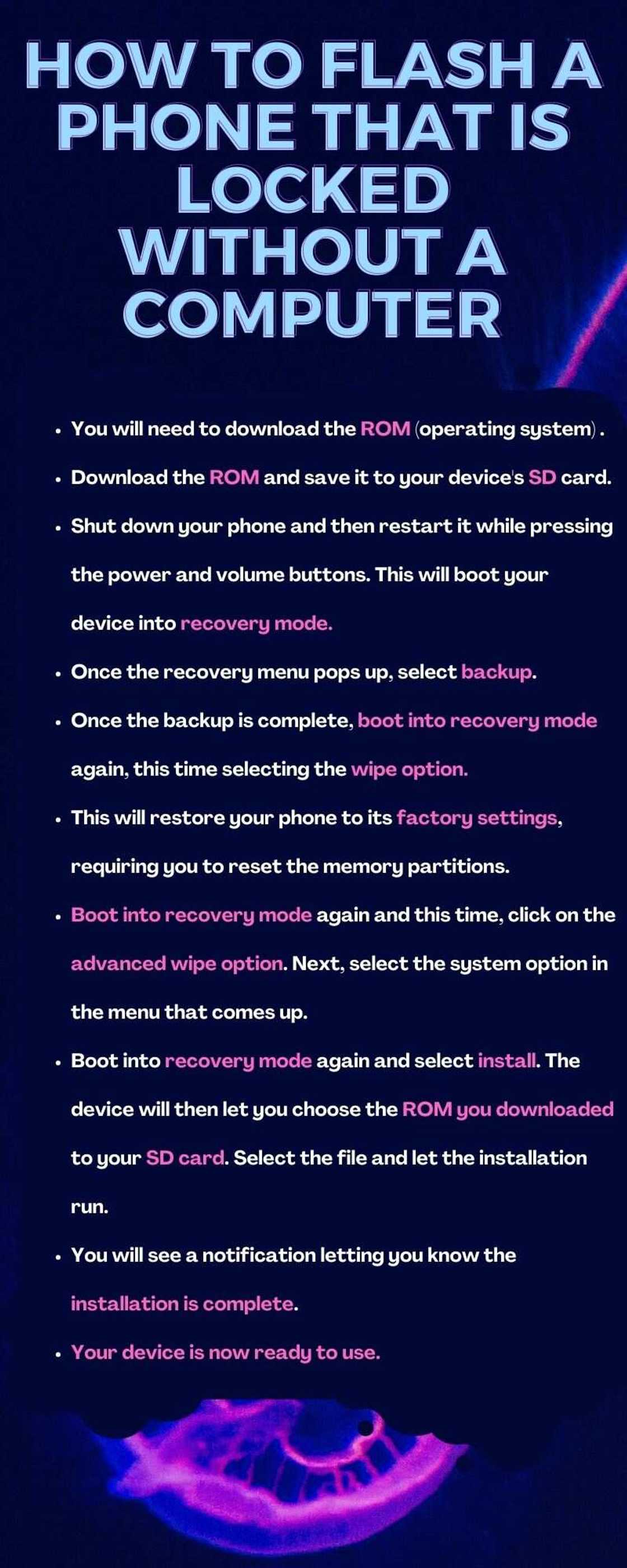 How to flash an Android phone with and without a computer How to flash an Android phone with and without a computer