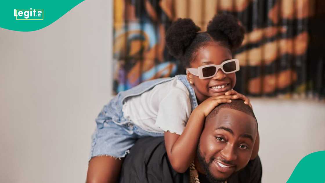 Davido steps out with Imade as video of father and daughter trends