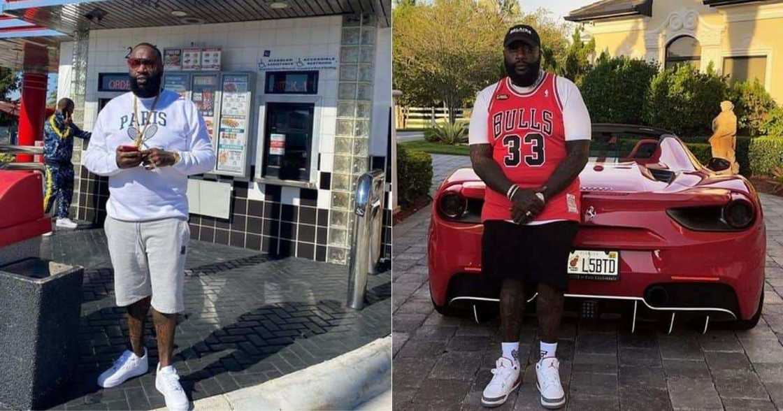 Rick Ross, owns 100 classic & luxurious cars, no driver's license Rick Ross, owns 100 classic & luxurious cars, no driver's license