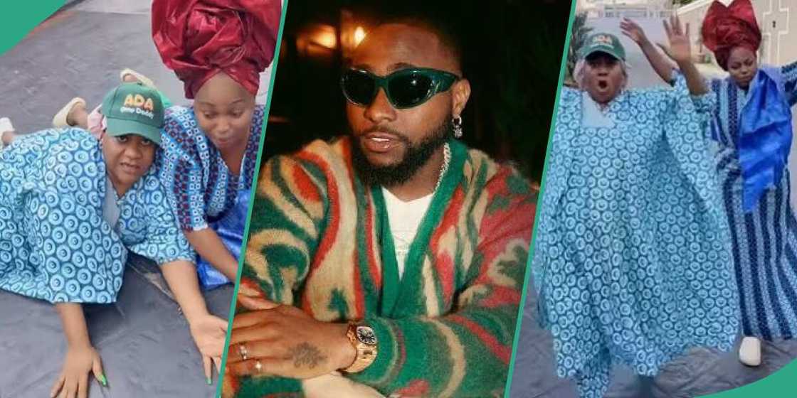 Actress Nkechi Blessing and singer Davido Actress Nkechi Blessing and singer Davido