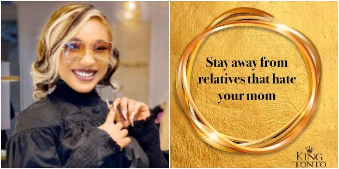 Tonto Dikeh advises fans on social media Tonto Dikeh advises fans on social media