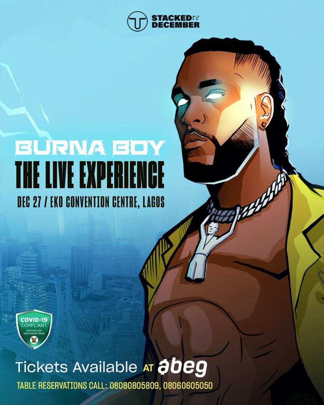 The Live Experience: Burna Boy Prepares for the Giant of all Concerts on December 27 The Live Experience: Burna Boy Prepares for the Giant of all Concerts on December 27