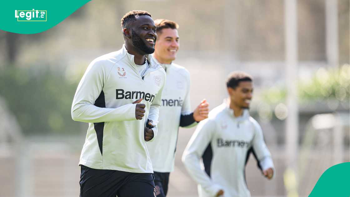 Victor Boniface, Patrick Schick, Bayer Leverkusen, Germany, Bundesliga.