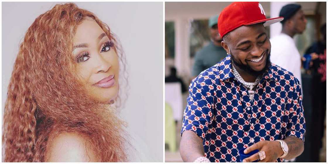 Kemi Olunloyo sends N100K to Davido Kemi Olunloyo sends N100K to Davido