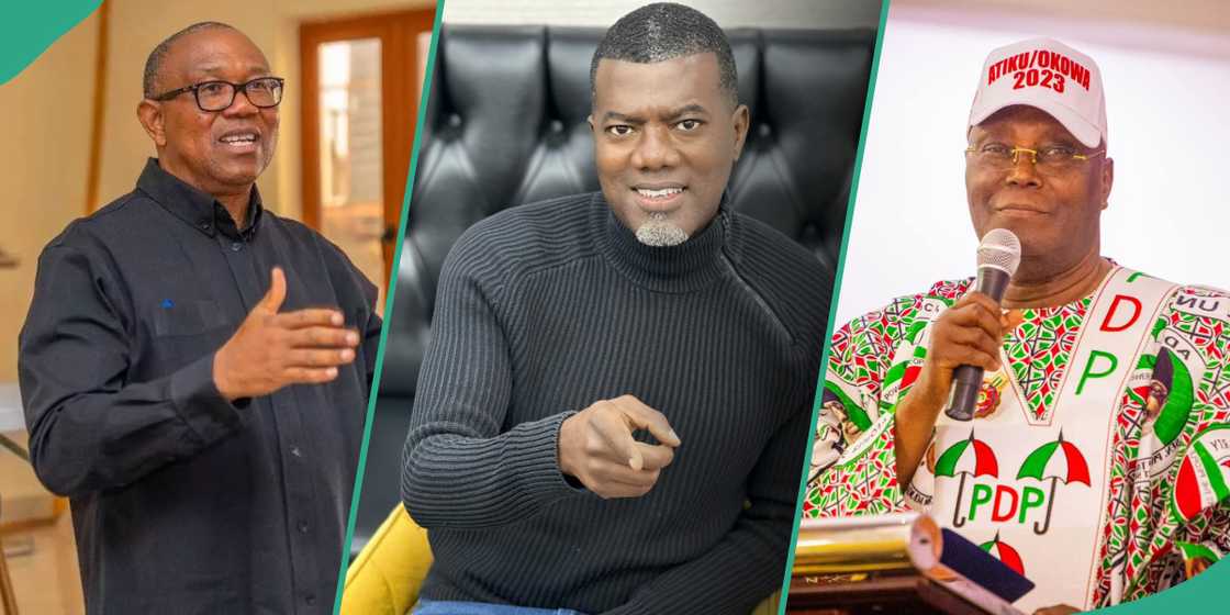 Reno Omokri says Peter Obi is very unlikely to get the ADC presidential ticket Reno Omokri says Peter Obi is very unlikely to get the ADC presidential ticket