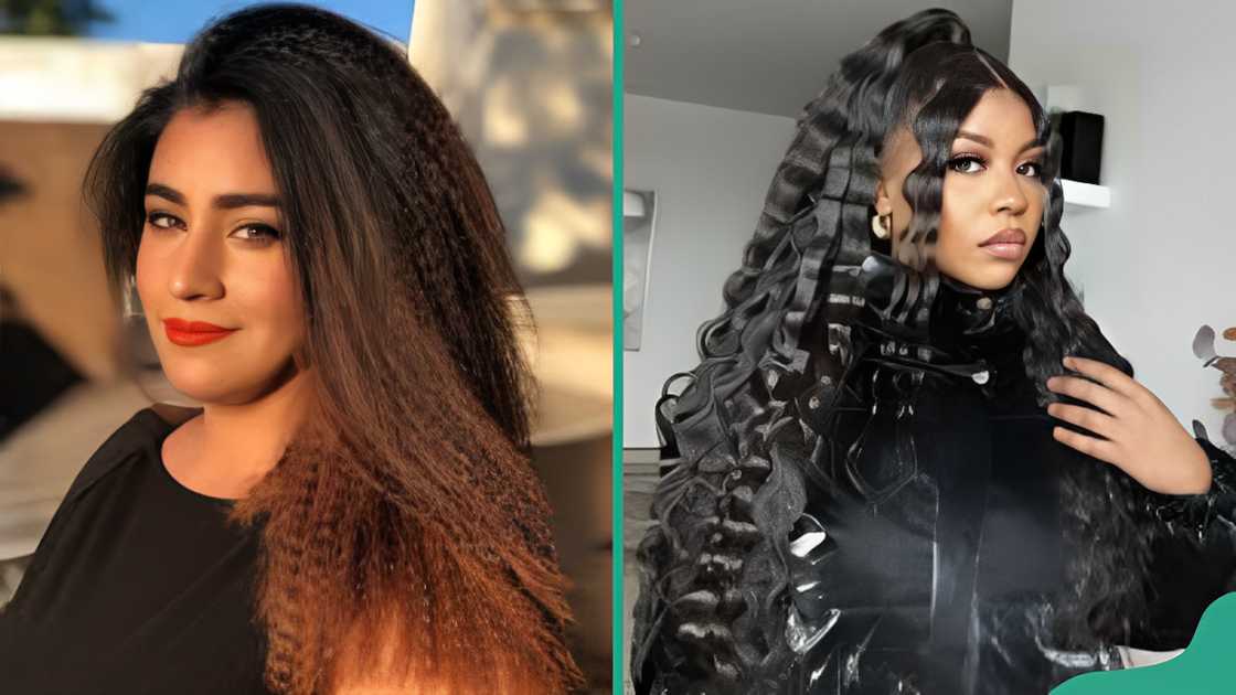 Crimped hair Crimped hair