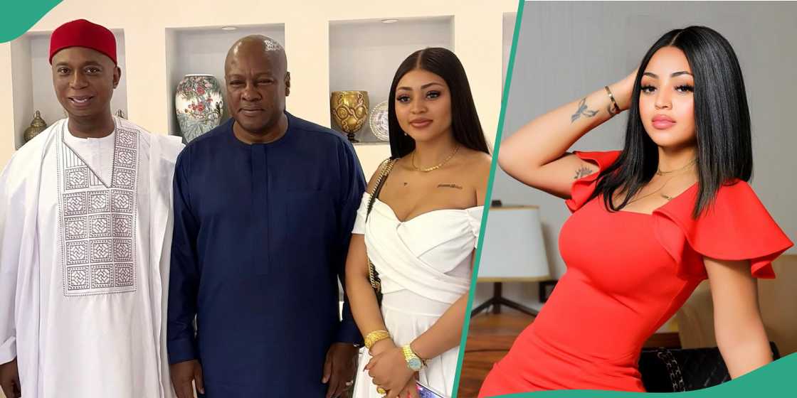 Regina Daniels happy about her stay in Ghana.