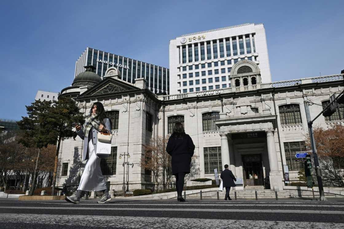 South Korea's central bank on Tuesday slashed interest rates and its annual growth forecast South Korea's central bank on Tuesday slashed interest rates and its annual growth forecast