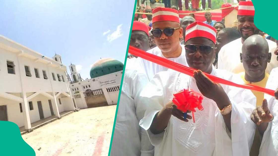 Gwamnatin Kano ta yi magana yayin da Kwankwaso ya ba ta kyautar sabuwar makaranta