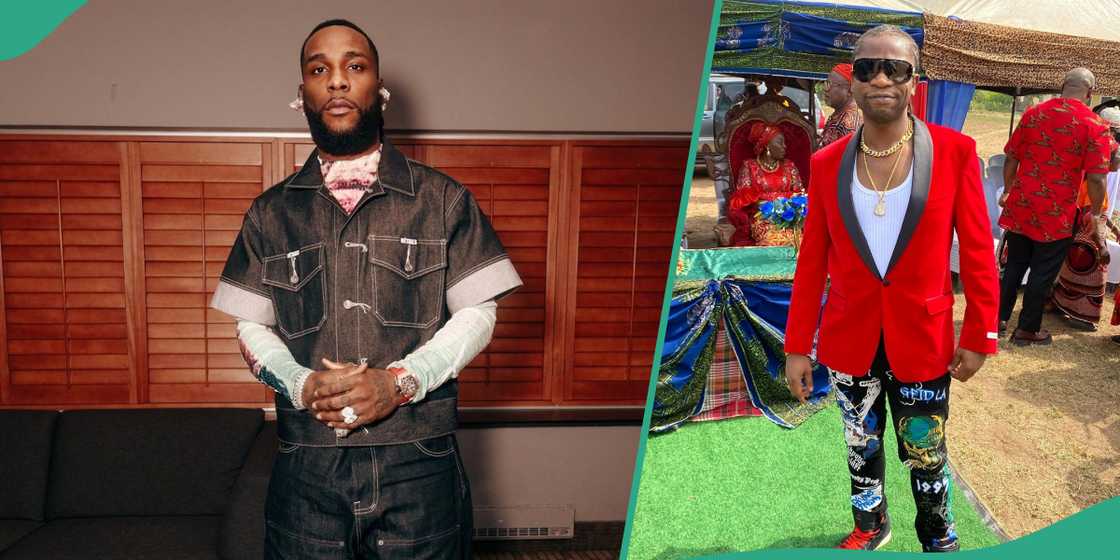 Burna Boy reacts to news about Speed Darlington. Burna Boy reacts to news about Speed Darlington.