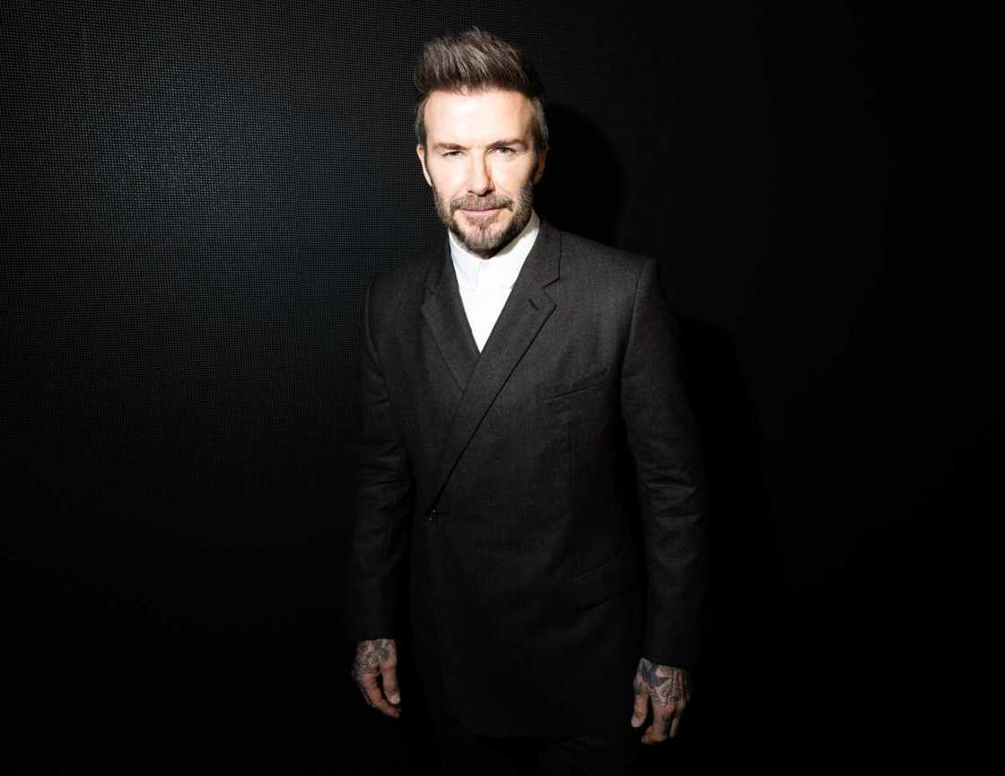 David Beckham attends the Dior Homme Menswear Fall-Winter show as part of Paris Fashion Week in Paris, France David Beckham attends the Dior Homme Menswear Fall-Winter show as part of Paris Fashion Week in Paris, France