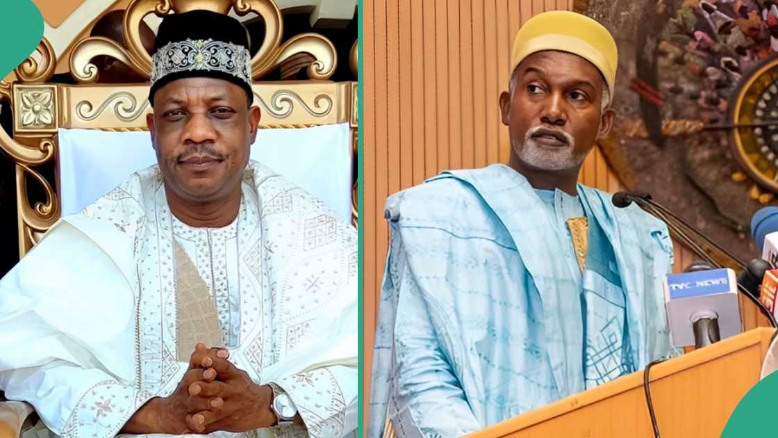 Drama in Bauchi as deputy governor Jatau allegedly slapped Foreign Affairs Minister Tuggar Drama in Bauchi as deputy governor Jatau allegedly slapped Foreign Affairs Minister Tuggar