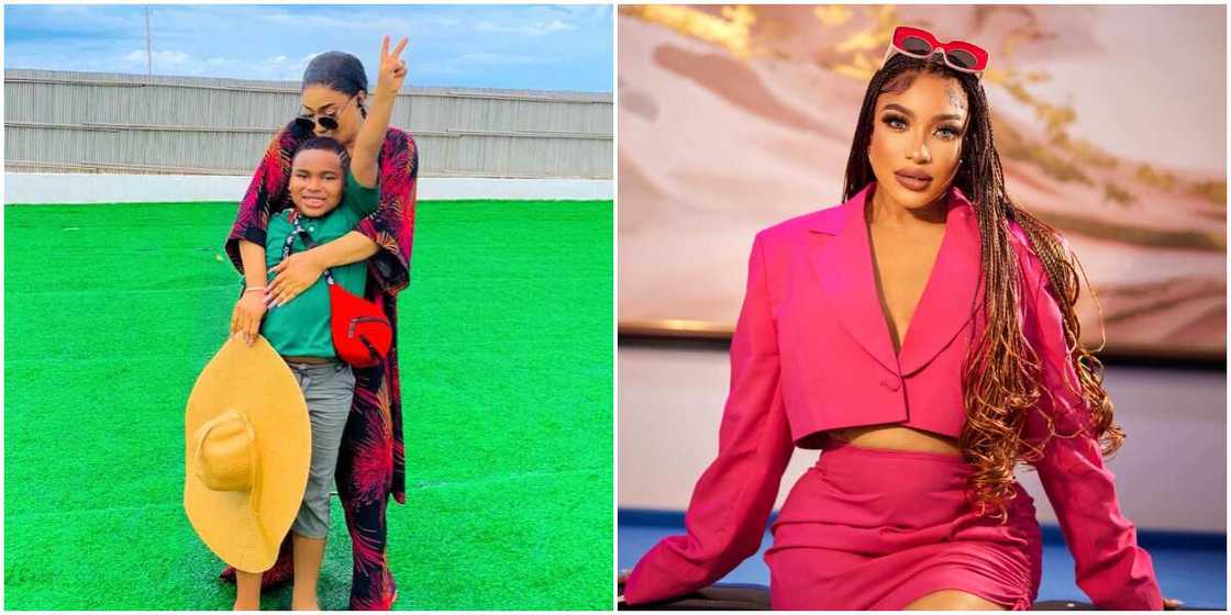 Tonto Dikeh and son King Andre, Tonto Dikeh