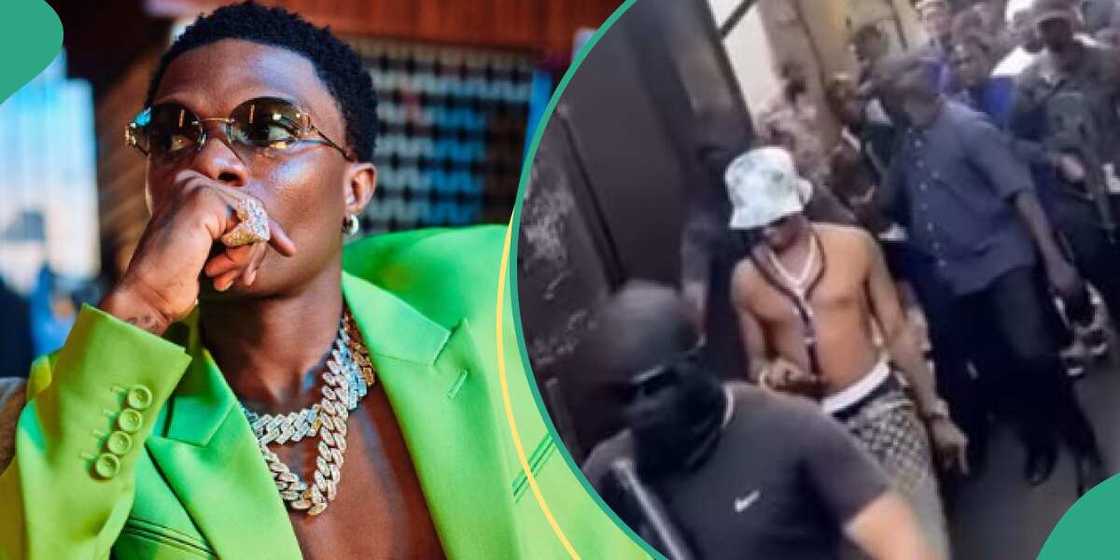 Nigerian singer Wizkid in Surulere Nigerian singer Wizkid in Surulere