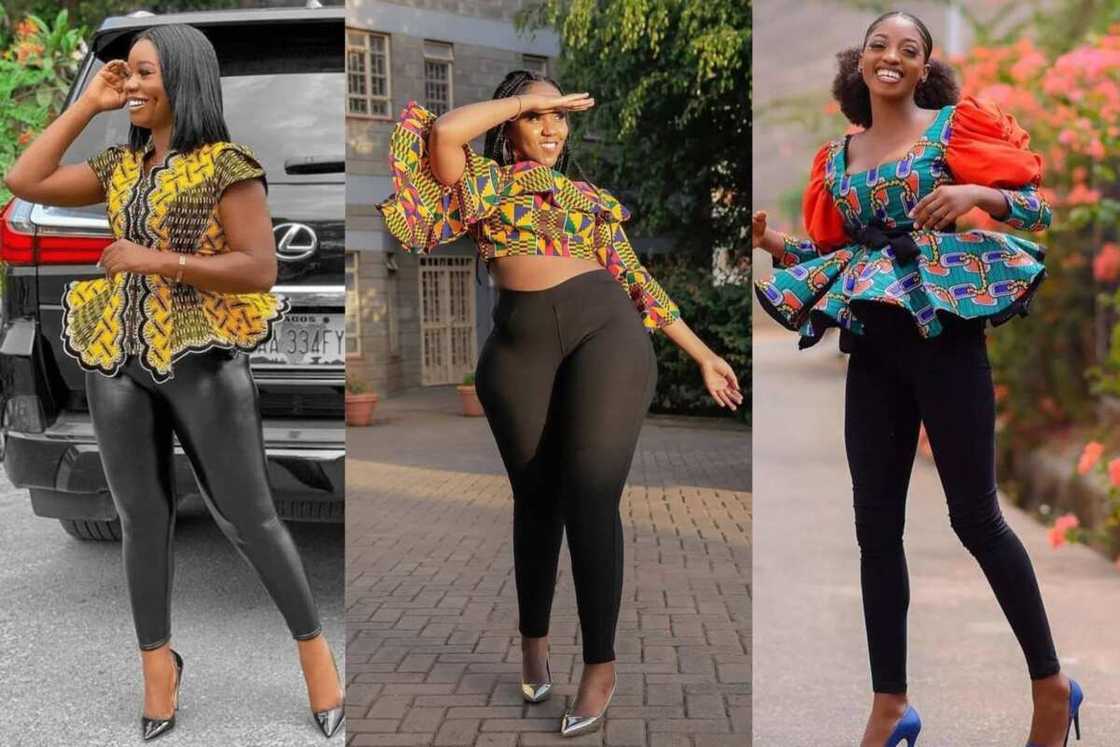 Ankara tops for leggings Ankara tops for leggings