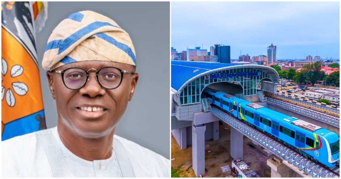 Fire guts Lagos Blue Line track