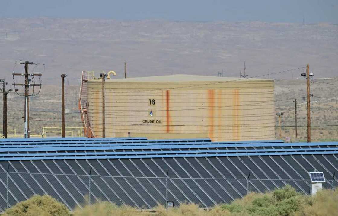 Solar panels, which are found all over Kern County, don't require the same on-going up-keep that oil pumping machinery does Solar panels, which are found all over Kern County, don't require the same on-going up-keep that oil pumping machinery does