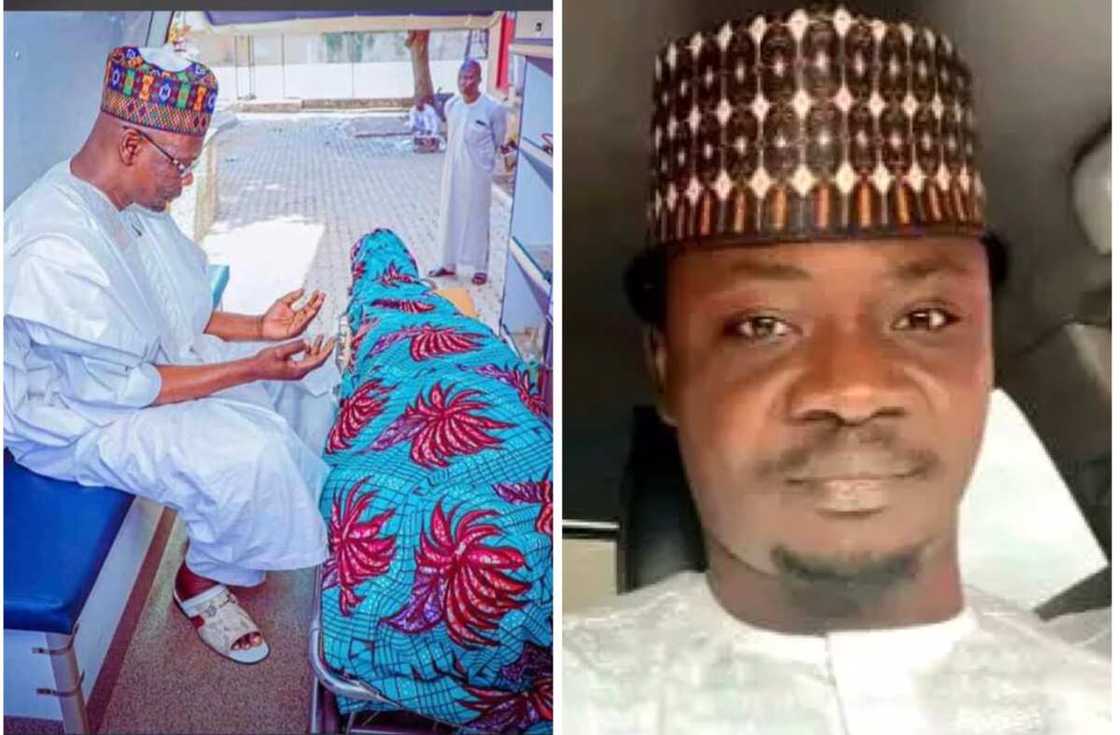 Gwamna Sule gaban gawar 'dansa Gwamna Sule gaban gawar 'dansa